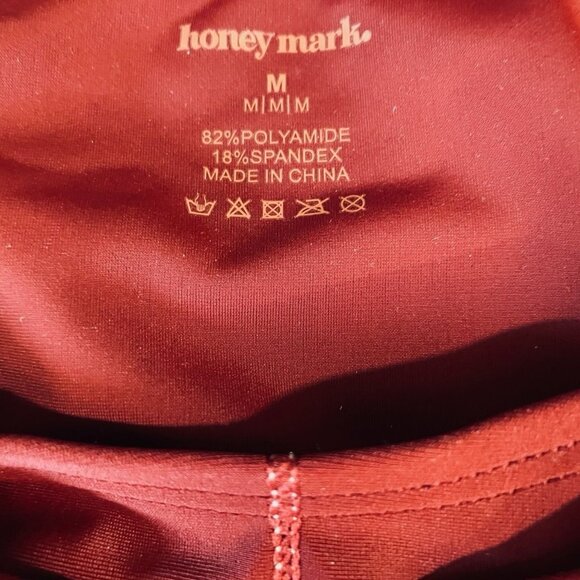 Honeymark Rust Romper NWT M Beach Travel Lounge Activewear Resortwear Summer - Picture 3 of 12